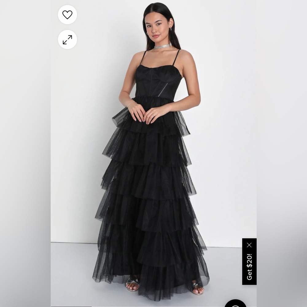 Lulus size medium super cute tulle maxi new without tags
